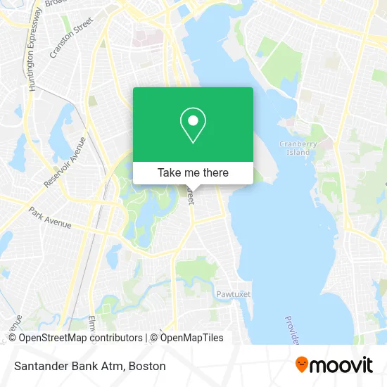 Santander Bank Atm map