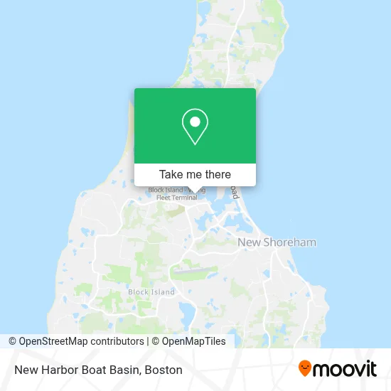 New Harbor Boat Basin map