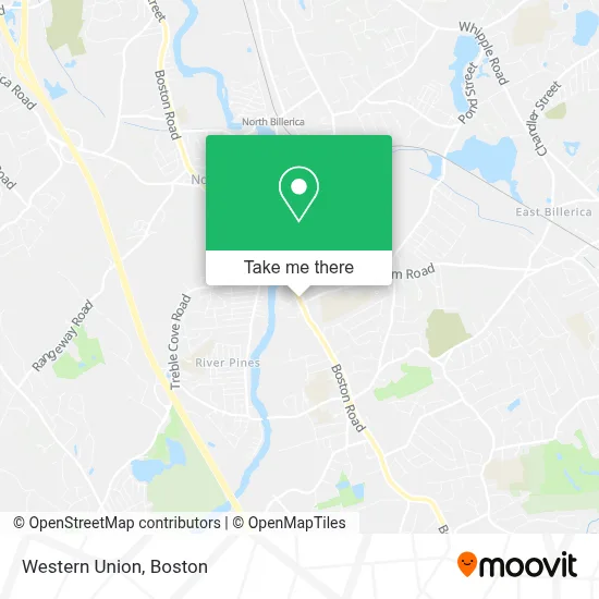Western Union map