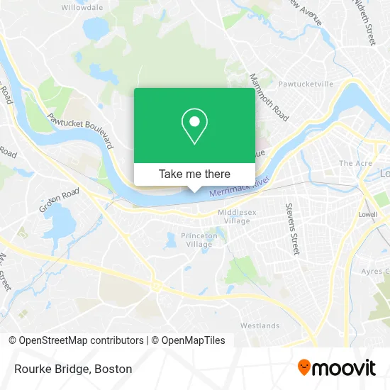 Rourke Bridge map