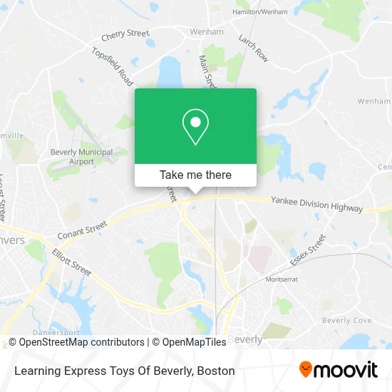 Learning Express Toys Of Beverly map