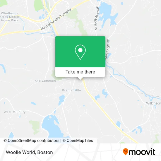 Woolie World map