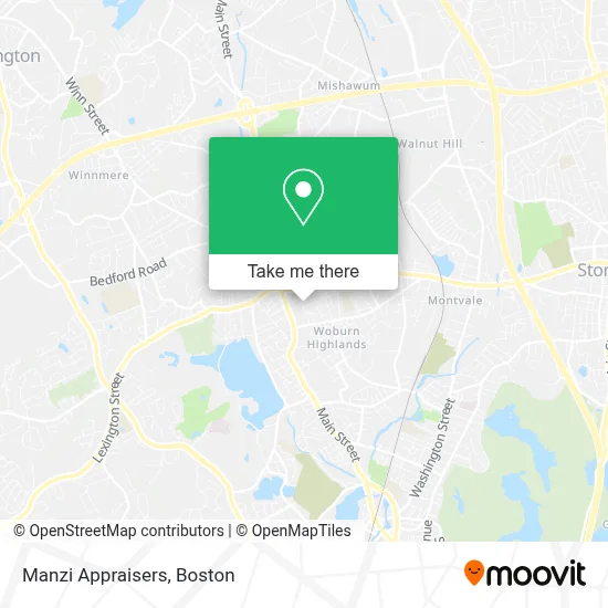 Manzi Appraisers map
