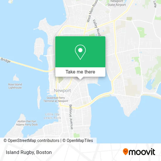 Island Rugby map