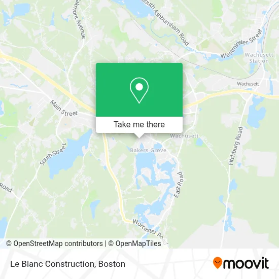 Le Blanc Construction map