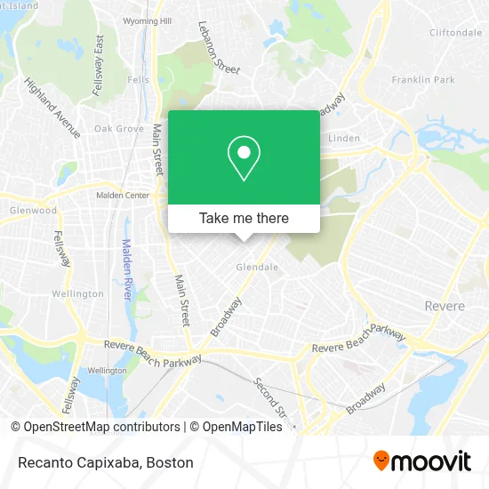 Recanto Capixaba map