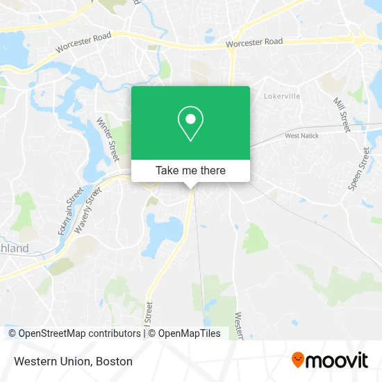 Western Union map