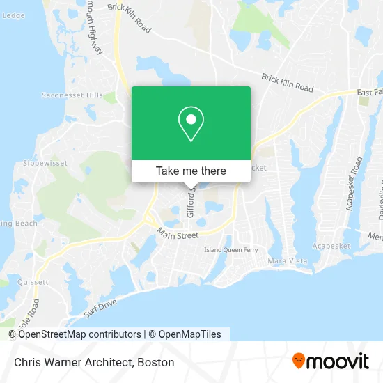 Chris Warner Architect map
