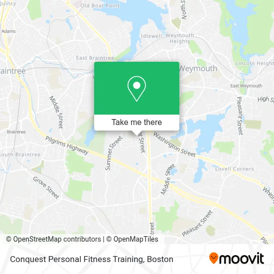 Conquest Personal Fitness Training map