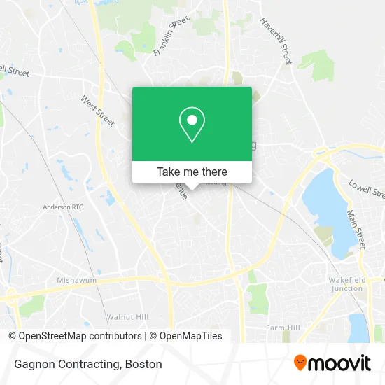 Gagnon Contracting map