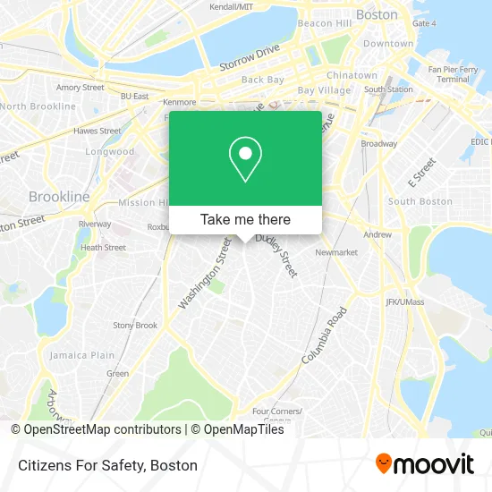 Citizens For Safety map