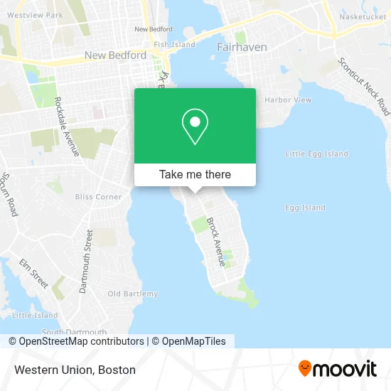 Western Union map