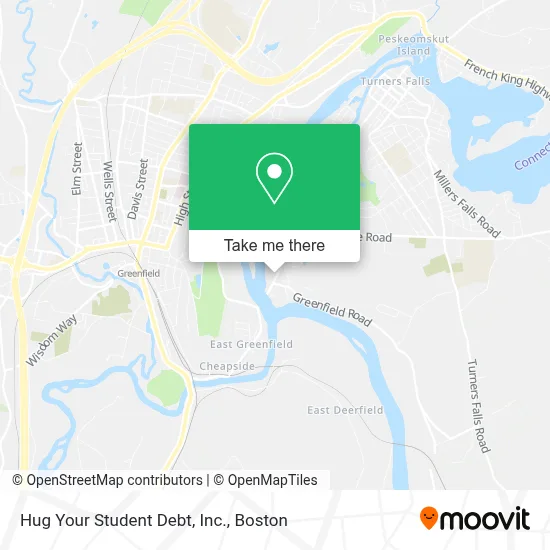 Hug Your Student Debt, Inc. map
