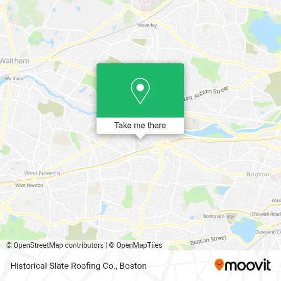Historical Slate Roofing Co. map