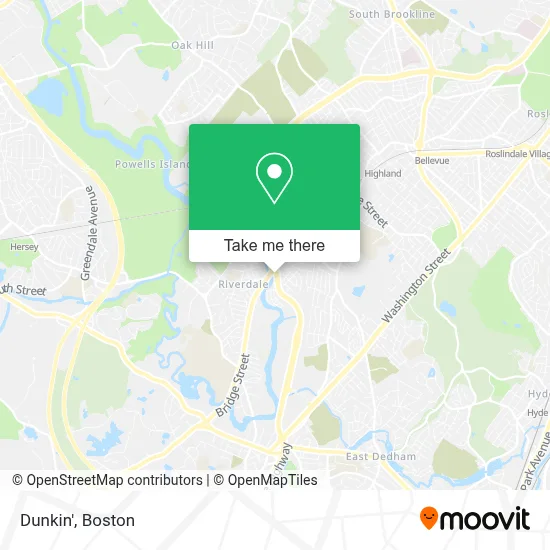 Dunkin' map