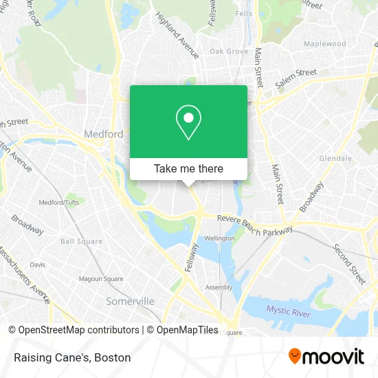 Raising Cane's map