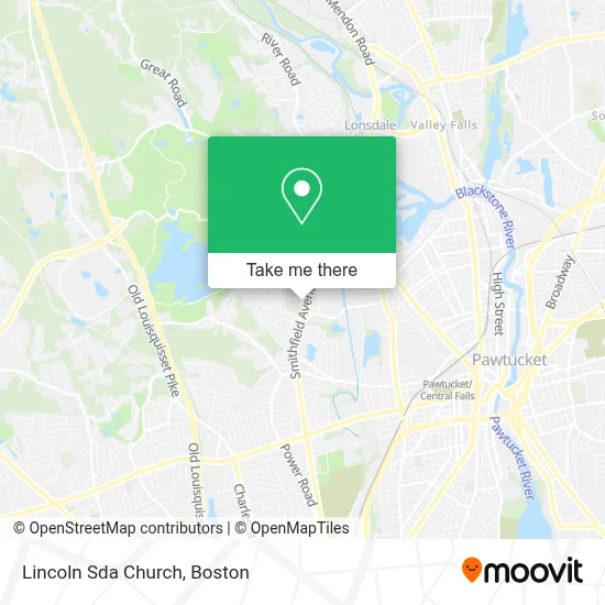 Lincoln Sda Church map