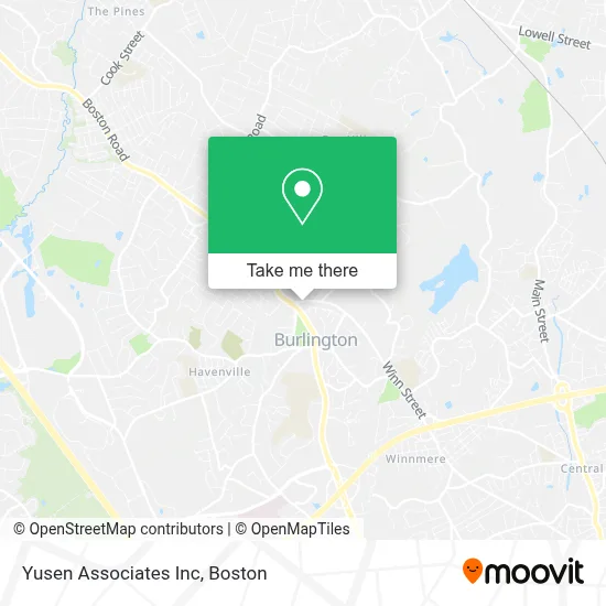 Yusen Associates Inc map