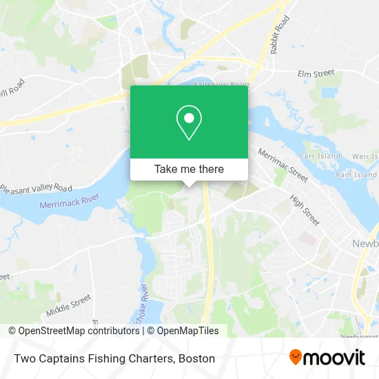 Two Captains Fishing Charters map