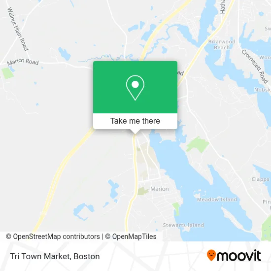 Tri Town Market map