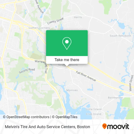 Melvin's Tire And Auto Service Centers map