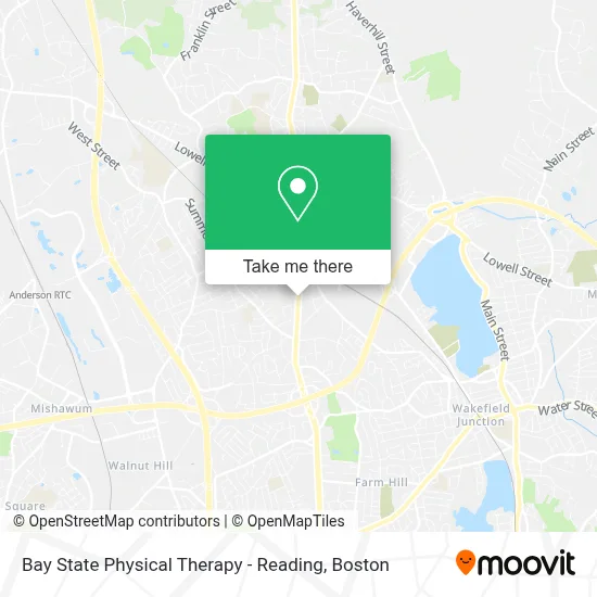 Bay State Physical Therapy - Reading map