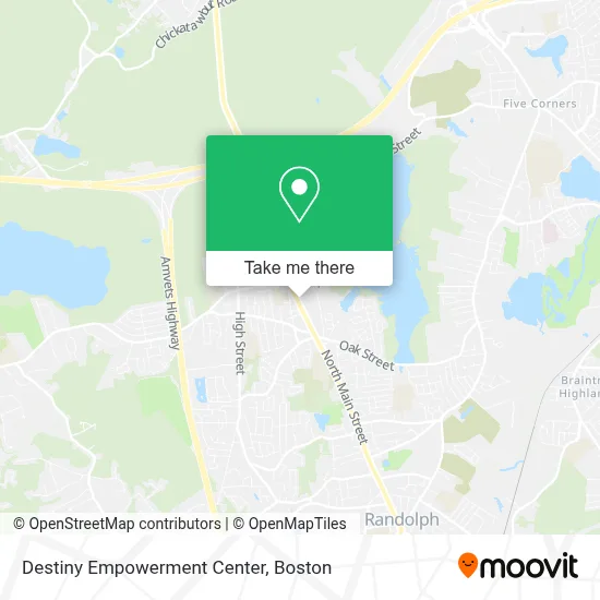 Destiny Empowerment Center map
