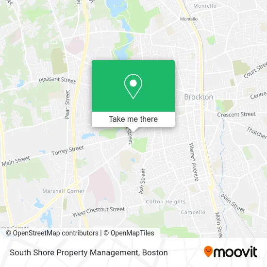 South Shore Property Management map