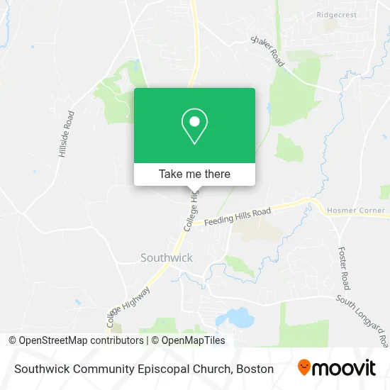 Southwick Community Episcopal Church map