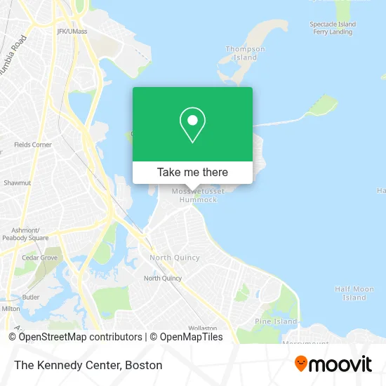 The Kennedy Center map