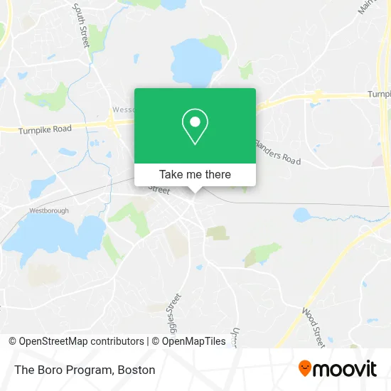 The Boro Program map