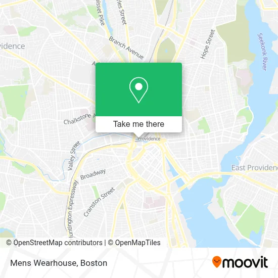 Mens Wearhouse map