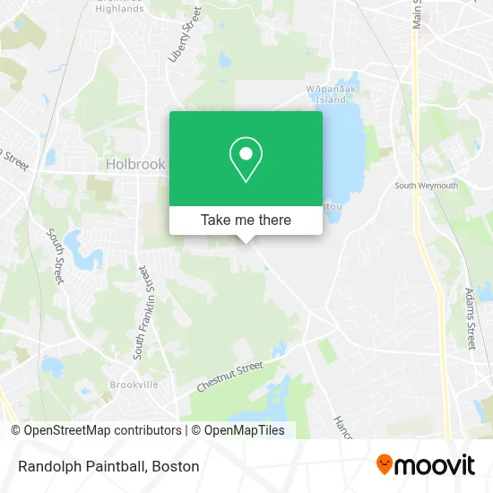Randolph Paintball map