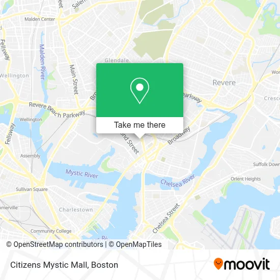Citizens Mystic Mall map