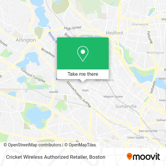 Cricket Wireless Authorized Retailer map