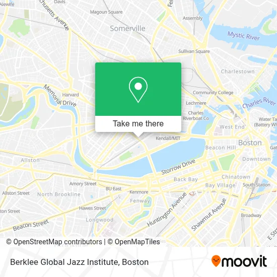 Berklee Global Jazz Institute map