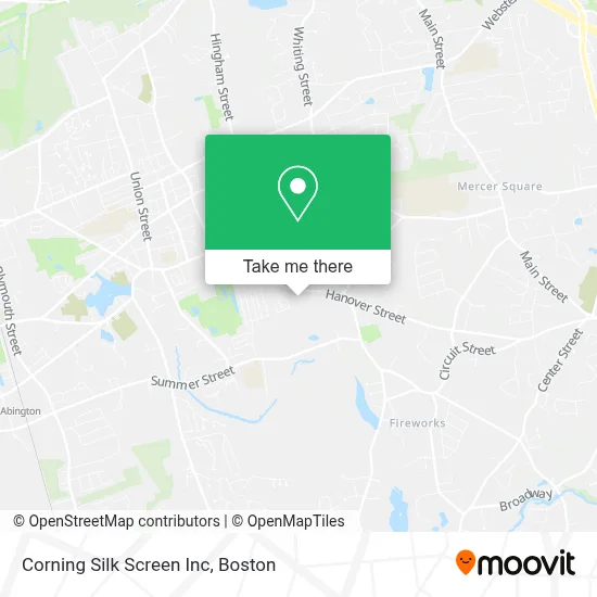 Corning Silk Screen Inc map