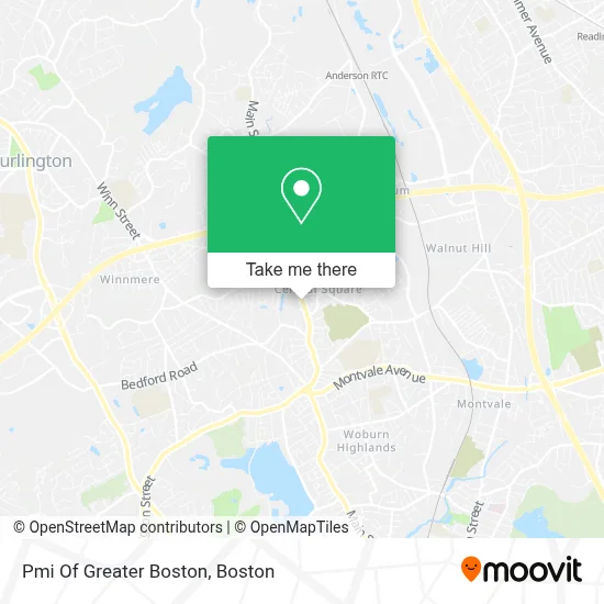 Pmi Of Greater Boston map
