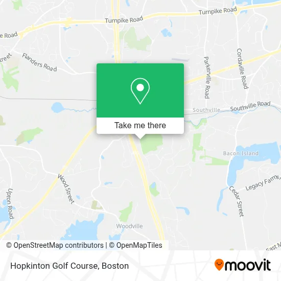 Hopkinton Golf Course map