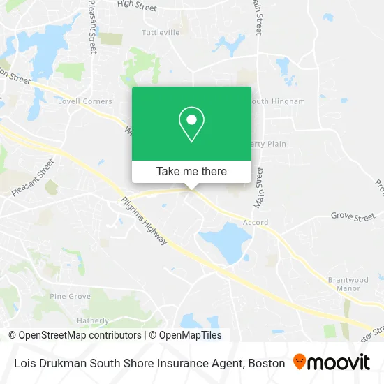 Lois Drukman South Shore Insurance Agent map