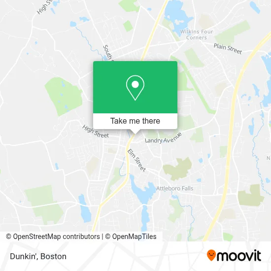 Dunkin' map