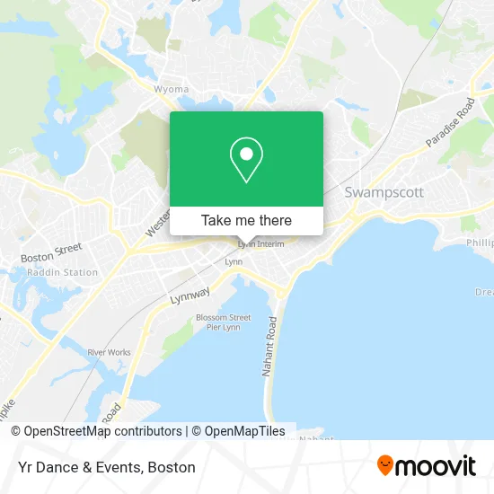 Yr Dance & Events map