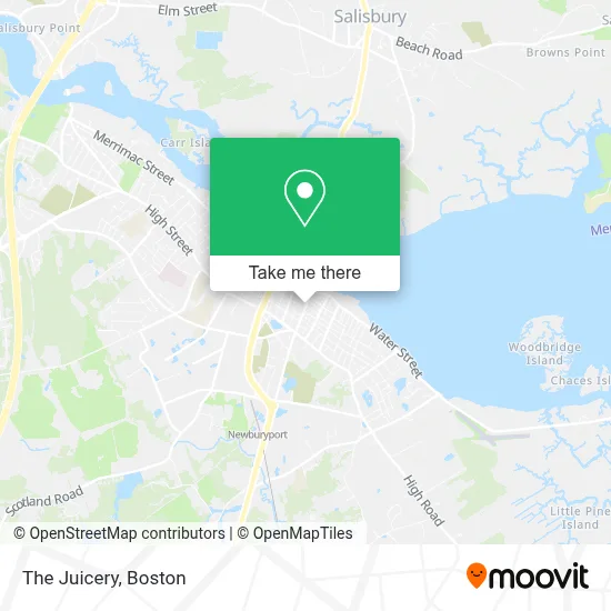 The Juicery map