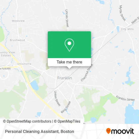 Personal Cleaning Assistant map