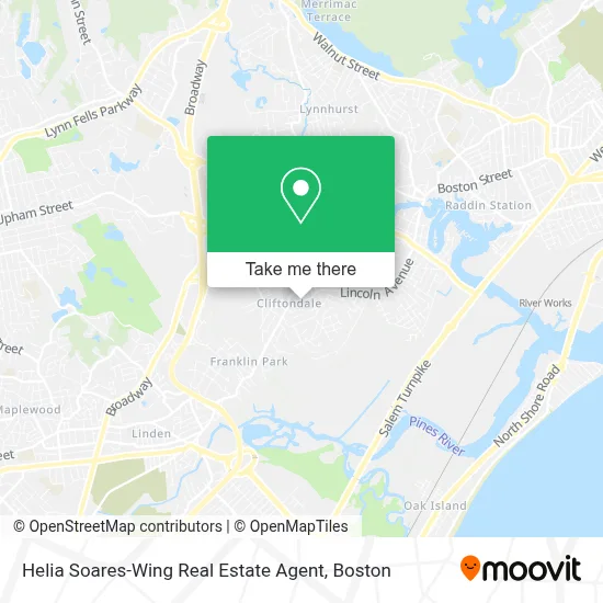 Helia Soares-Wing Real Estate Agent map