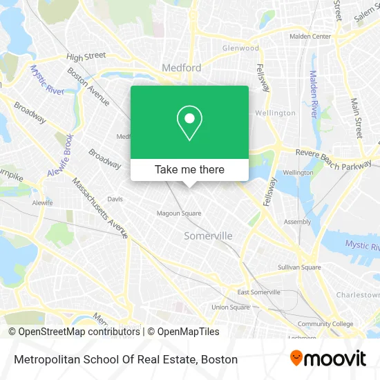 Metropolitan School Of Real Estate map