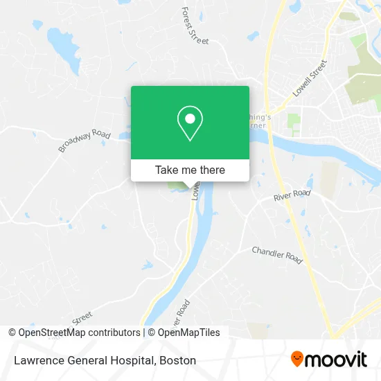 Lawrence General Hospital map