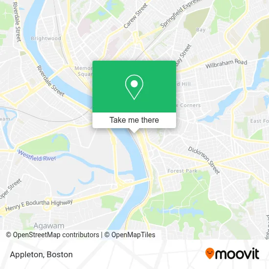 Appleton map
