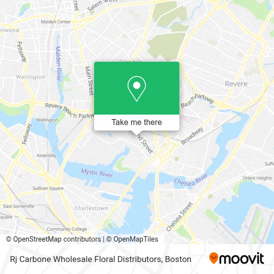 Rj Carbone Wholesale Floral Distributors map