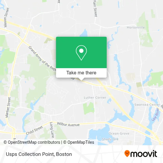 Usps Collection Point map